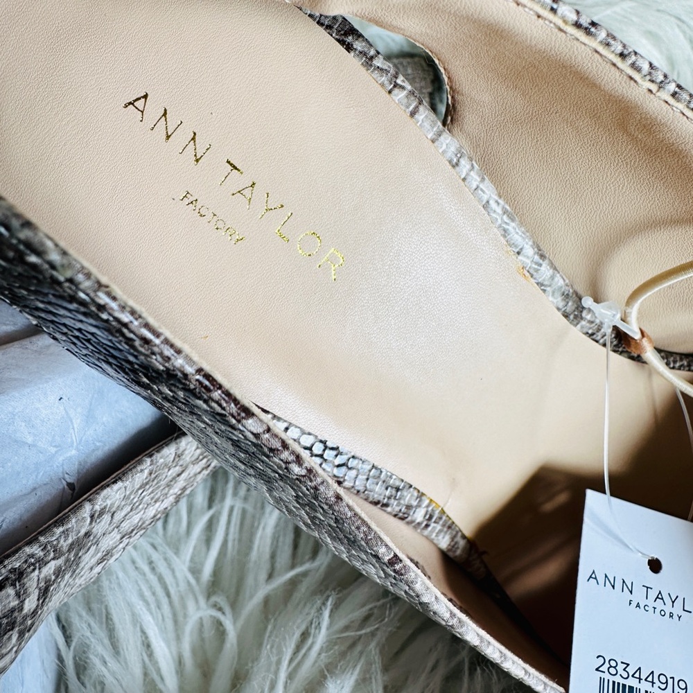 Ann Taylor Brown Block Heel Pumps - Picture 8 of 8